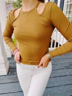 Make The Cut Top - Toffee