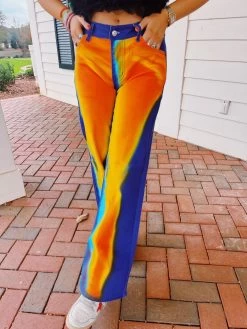 Get My Digits Wide Leg Jeans - Blue