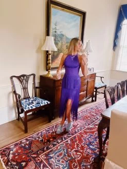 Milly Fringe Dress - Purple -Fashion Finds Outlet image 79d16aad a8e5 492c 90b2 4128cab903cf