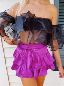 The Daisy Skirt - Grape