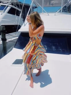 Groovy Stripes Dress - Rainbow -Fashion Finds Outlet image a60a967f 6113 4708 a63c 40c28e9b17b5