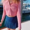 Cropped Zippie Jacket - Candy Pink