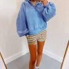 Piper Snap Sweatshirt - Blue