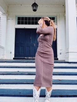 Kathryn Sweetheart Knit Dress