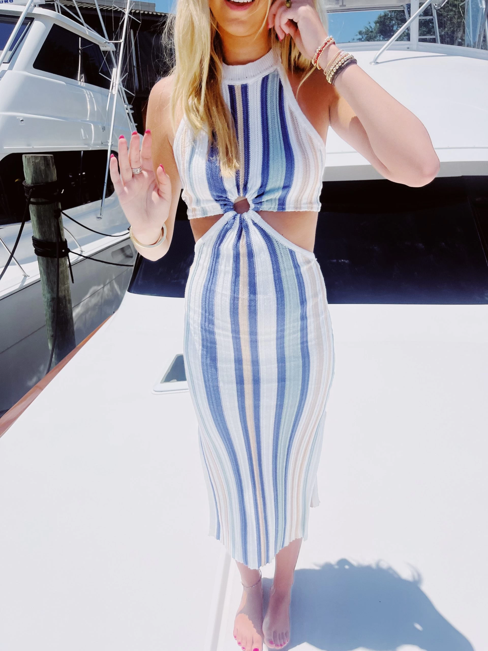 Island Nights Dress - Multi Color 3 Island Nights Dress - Multi Color - Image 3