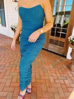 To The Dance Floor Dress - Emerald