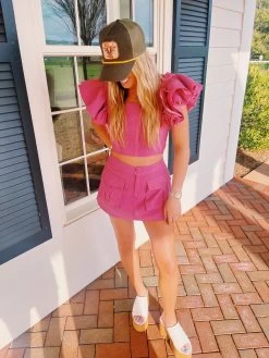 Make Time Set TOP- Pink