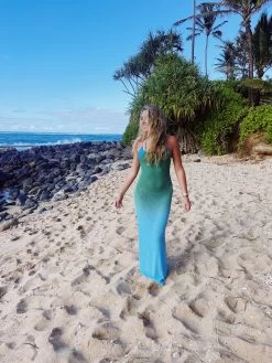 Back And Forth Ombre Dress - Green/Blue -Fashion Finds Outlet image d70762e4 d2ff 4876 98ed 50a23af80828