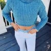 Seasonal Sweetness Sweater - Navy