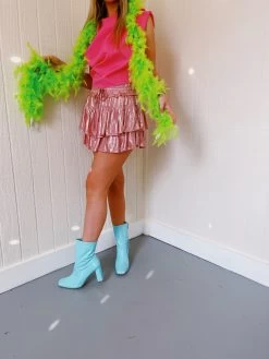 The Sparkle Skort - Candy Pink