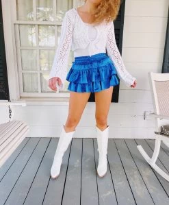 The Daisy Skirt - Cobalt Blue