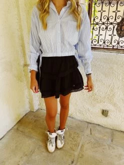 Frankie Striped Shirt - Blue