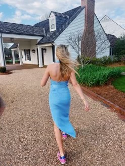 Marlene Collared Midi Dress - Blue 6 Marlene Collared Midi Dress - Blue -Fashion Finds Outlet image f4b9f00d 43c6 466e 92d9 8cd8257c1e6c