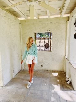 Frankie Striped Shirt - Green -Fashion Finds Outlet image f8c324ed 43cd 4007 bd37 168fcf0d64b8